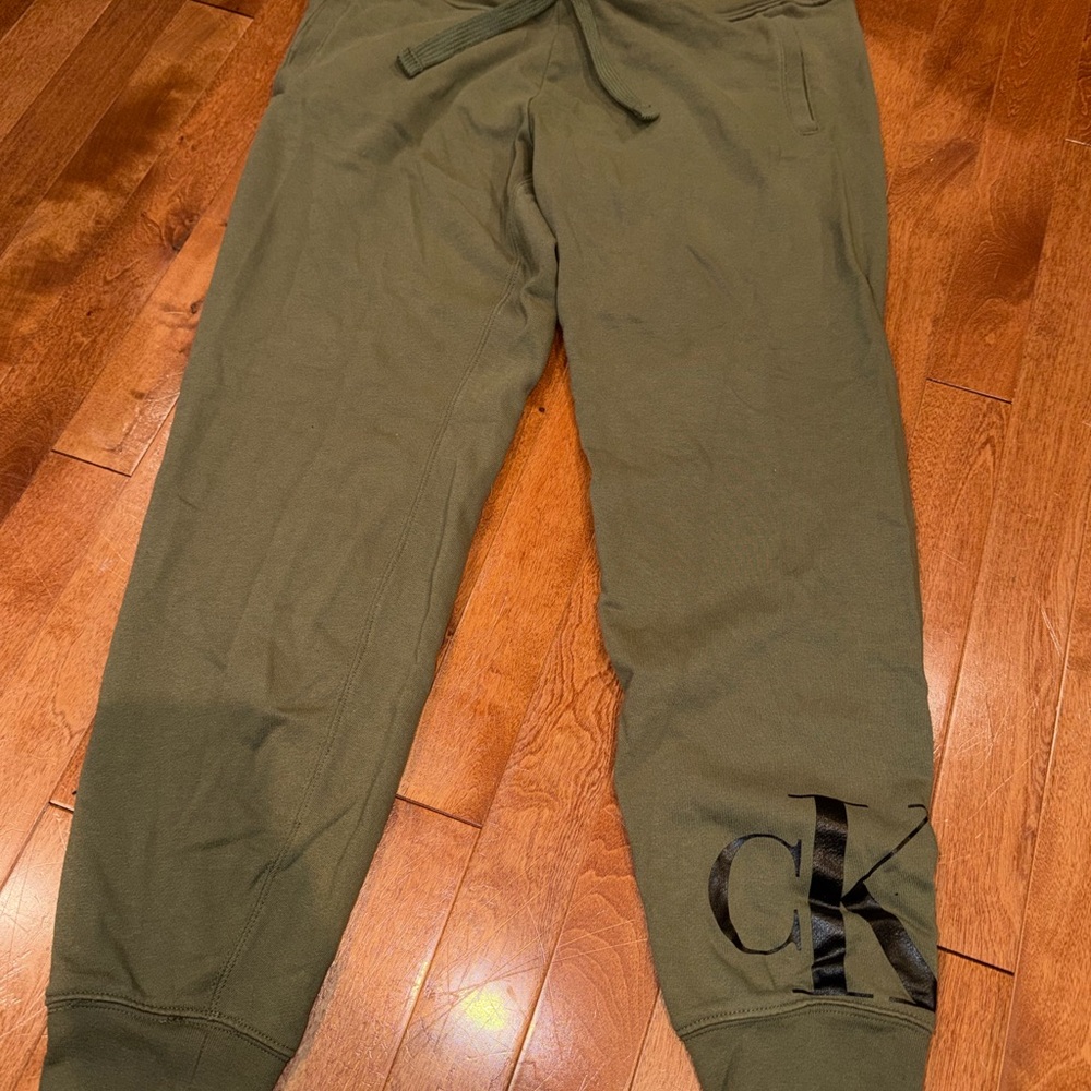 Calvin Klein Jeans Sage Green Joggers